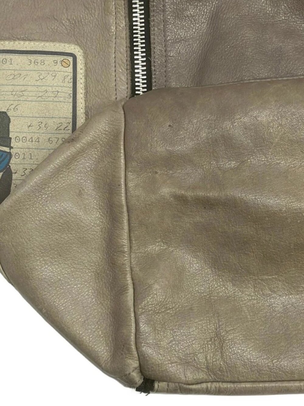 barbara rihl Beige Gray Black Multi Leather Hardware Tote Bag - Picture 15 of 16